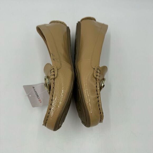 Liz Claiborne Womens 6.5 Antonia Tan Faux Patent  Slip On Casual Loafers Shoes $ - Picture 7 of 9